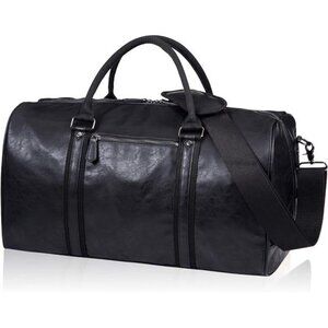 Oversized Duffle Travel Bag Waterproof Leather Weekend Bag Large